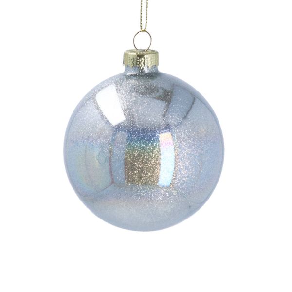 Silver Lustre Glass Ball